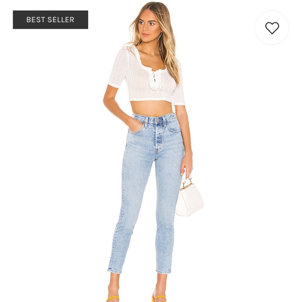 High Waisted Levi’s 501 Skinny Jeans.